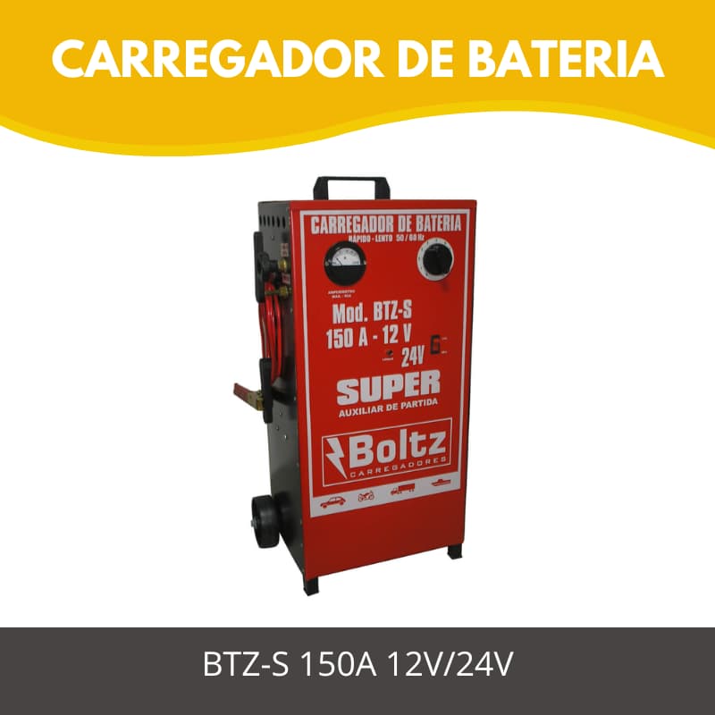 Carregador de Bateria Boltz Modelo: BTZ-S 150A